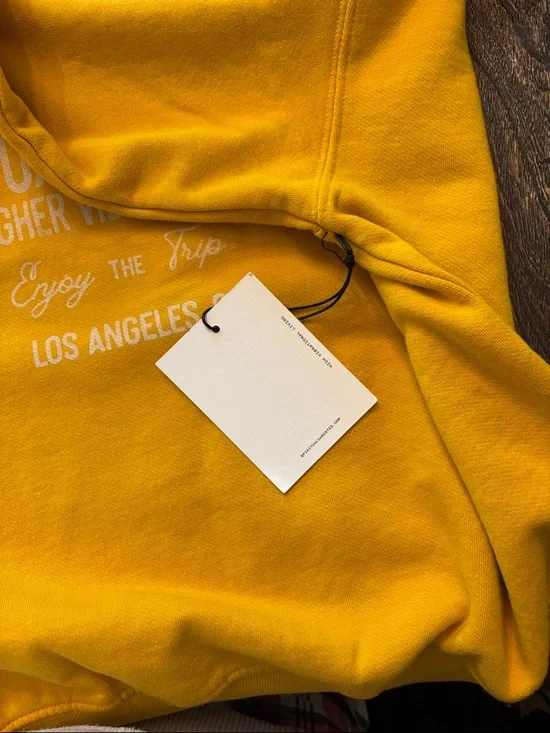 Spiritual Gangster Trip La Brea Crewneck Sweatshirt Sunny Size Medium NWT - Picture 6 of 9